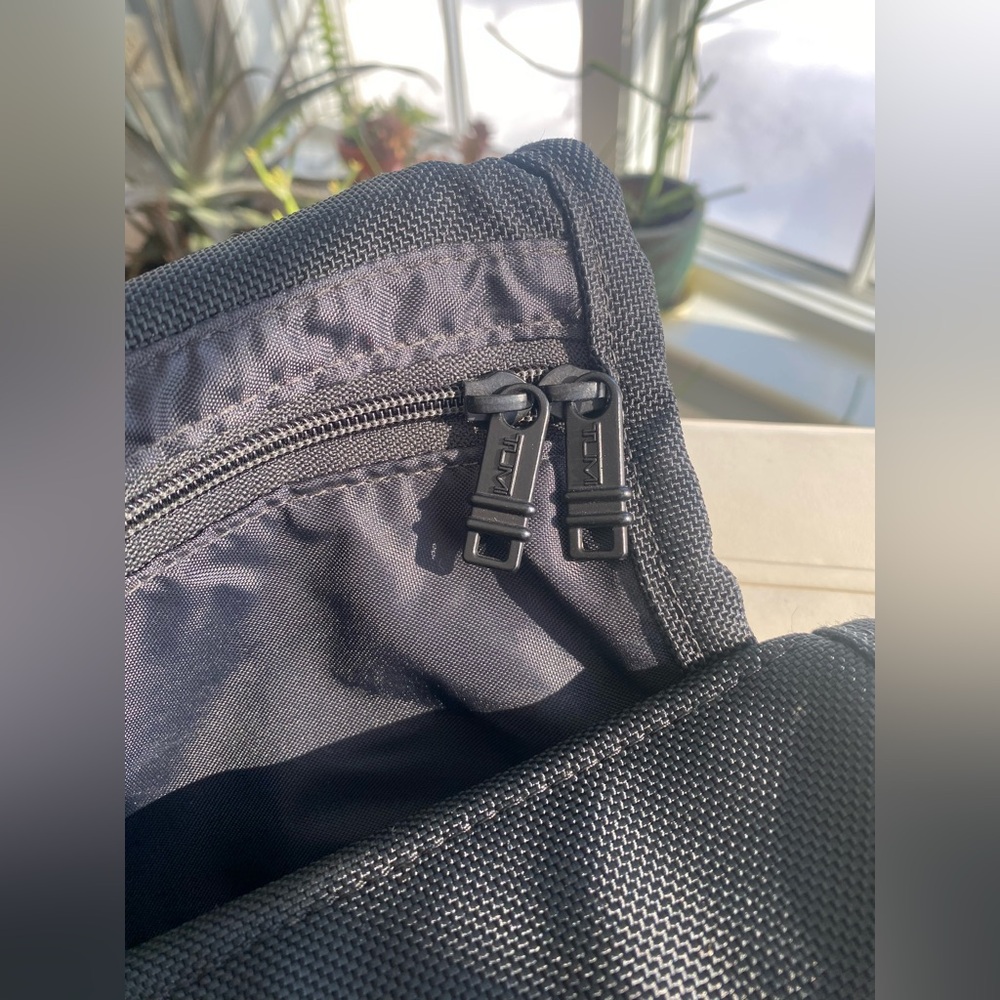 TUMI Black Garment Travel Bag | Classic Ballistic Nylon | Detachable Strap - Picture 6 of 16